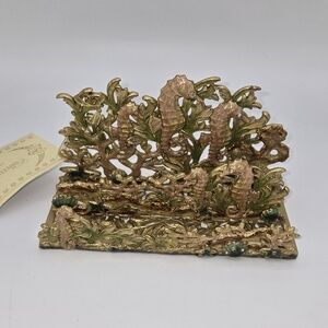 Collette et Cie‎ Seahorse Letter Holder Desk Organizer Coastal Decor